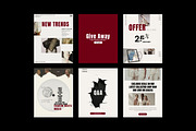 RED / Social Media Templates, a Social Media Template by Studio Industry (Thumbnail 6 of 13)