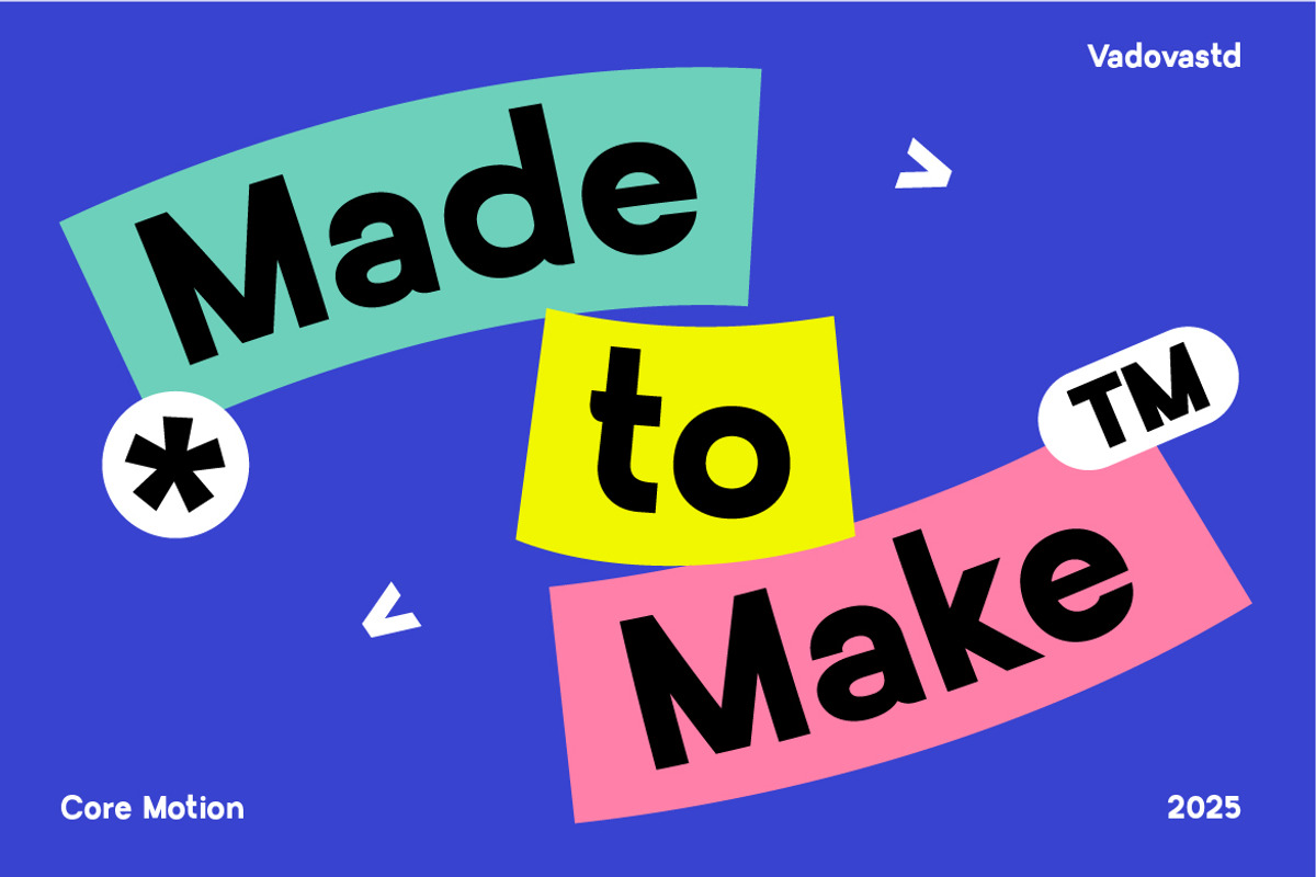 Core Motion Modern Sans Serif Font, a Sans Serif Font by Vadovastd (Photo 4 of 8)