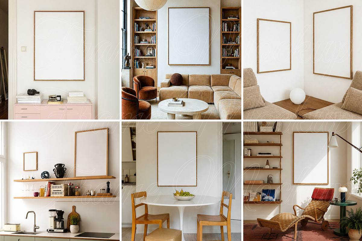 Stylish Mockup Set for posters 6PSD, an Advertising Mockup by SigaSigaMockup (Photo 3 of 4)