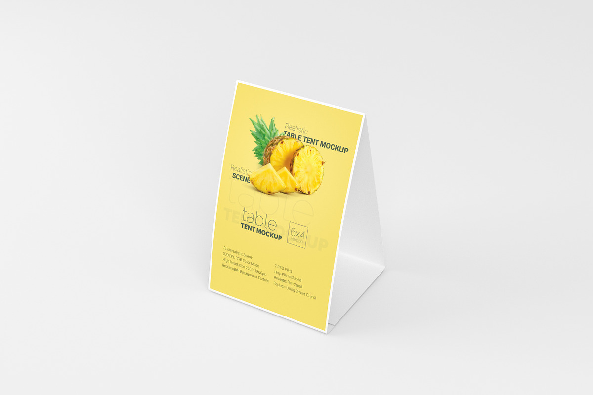 Table Tent Mockup, a Product Mockup by Toasin Studio (Photo 7 of 7)