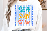 Sea Sun Sand Summer Sublimation, an Illustration by Libby Wishes (Thumbnail 2 of 5)
