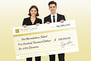 Giant Cheque Template, a Stationery Template by BrandPacks (Thumbnail 4 of 6)