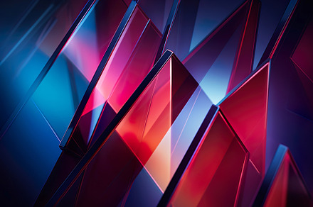 Futuristic Spiky Glass Sculpture, an Abstract Photo by Iconogenic