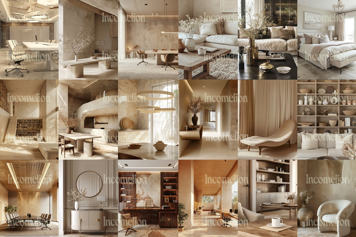 260 Modern Beige Home Interiors, an Architecture Photo by Incomelion (Photo 6 of 8)