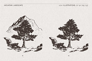 Mountain Landscape Illustrations, an Empty State Illustration by TheMountBirdStudio (Thumbnail 6 of 15)