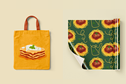 Italian Cuisine Food Illustrations, a Food Illustration by ThePixelLibrary (Thumbnail 6 of 7)