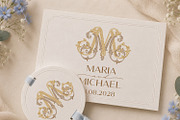 MM Wedding Monogram Logo, a Branding & Logo Template by LogoAV (Thumbnail 3 of 6)