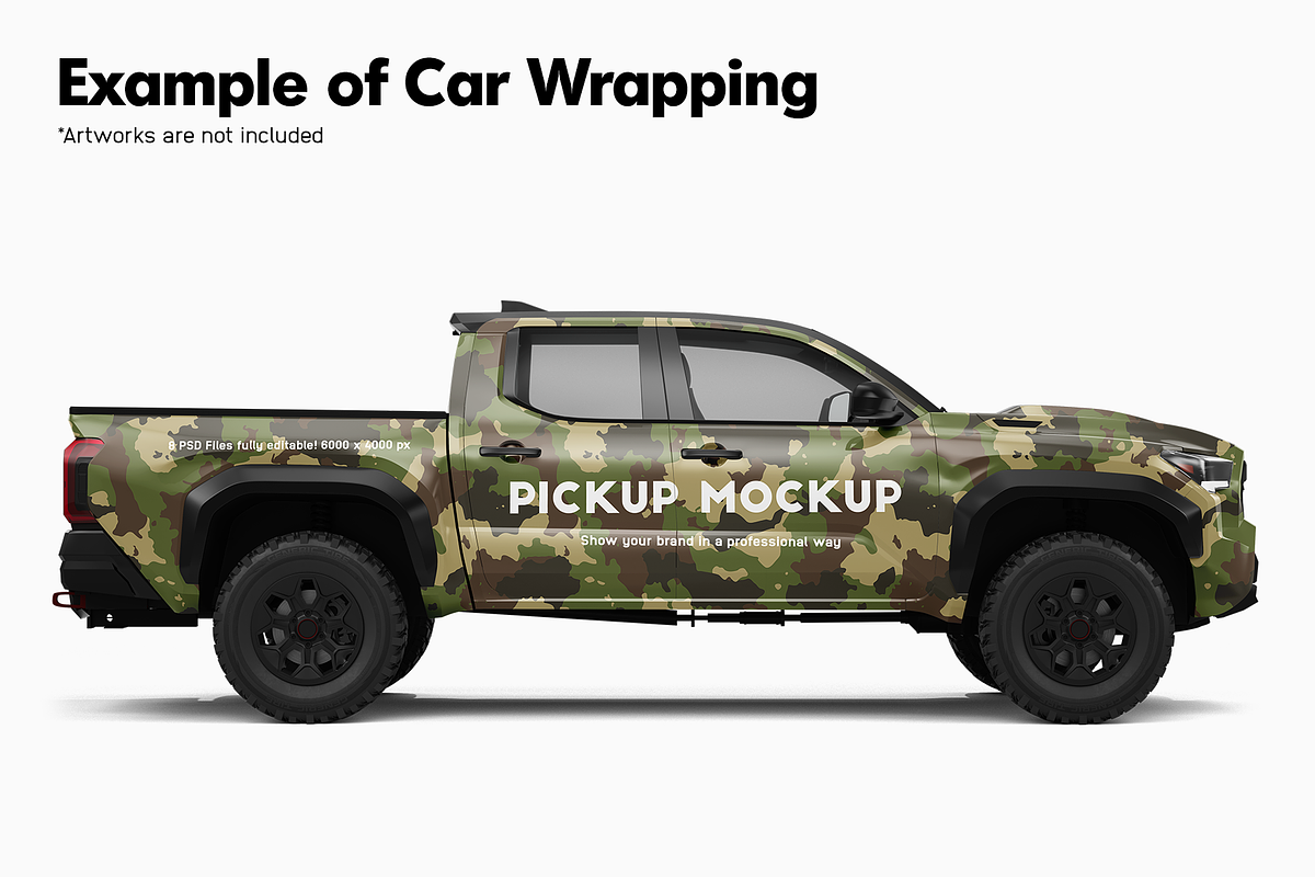Pickup Truck Mockup 14, a Product Mockup by Mockupix (Photo 5 of 12)