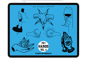 Hands Vol. 2 - Tattoo Stamp Set