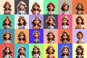 125 Animoji Avatars - Disney Queen