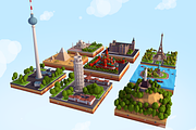 Polygonia World Landmarks Bundle, an Architecture 3D Model by Anton Moek (Thumbnail 3 of 23)