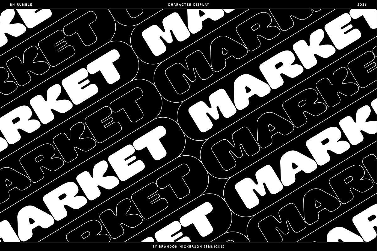 BN Rumble, a Sans Serif Font by Bnick (Photo 5 of 16)
