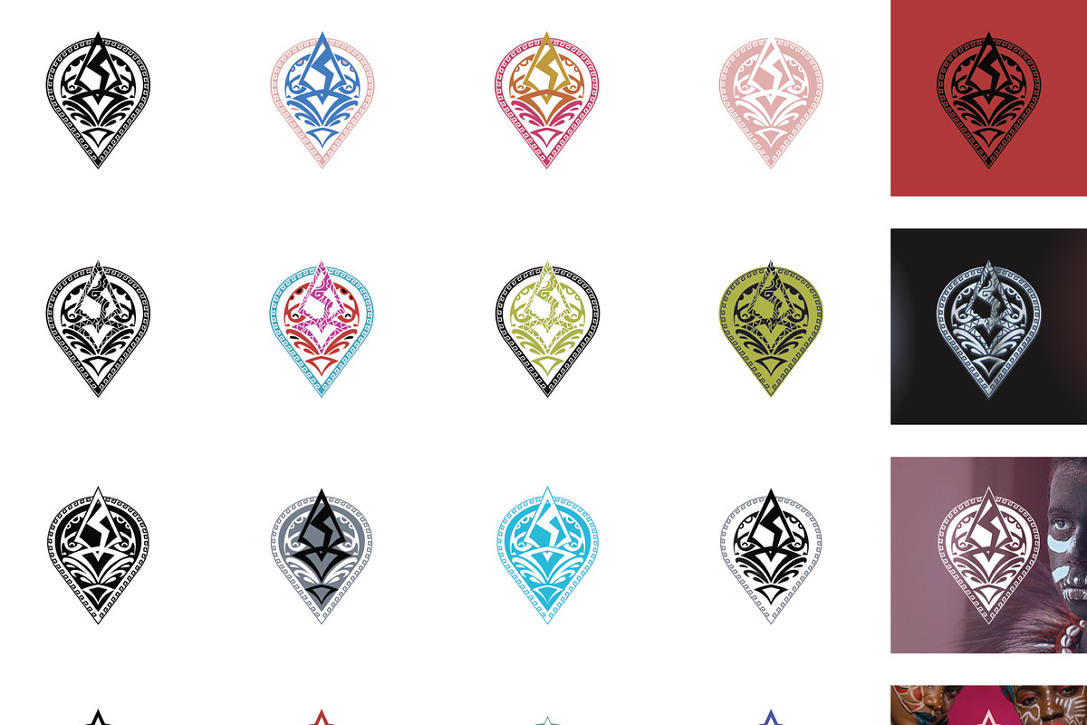 GPS Tiki Tribal Icons, a Transportation Illustration by Natsuhisui (Photo 4 of 4)