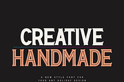 Creative Handmade - Display Font, a Serif Font by MaxArt Foundry (Thumbnail 1 of 15)