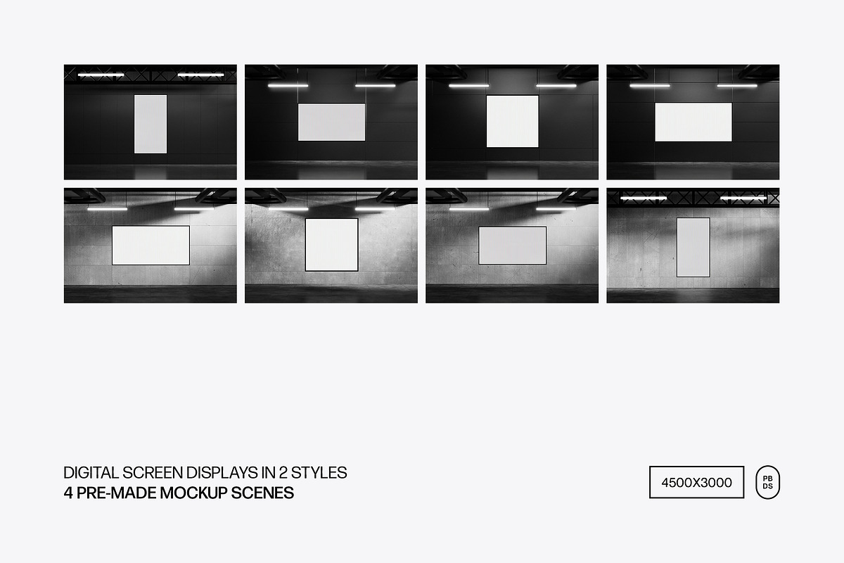 Digital Screen Display Mockups, an Advertising Mockup by pixelbuddha.net (Photo 2 of 11)