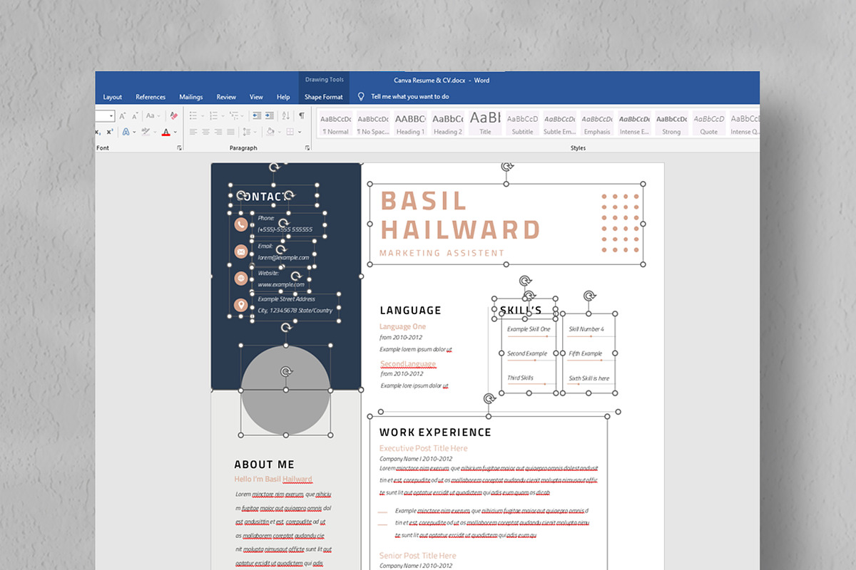 Canva Resume/CV, a Resume Template by UpSolution (Photo 5 of 5)