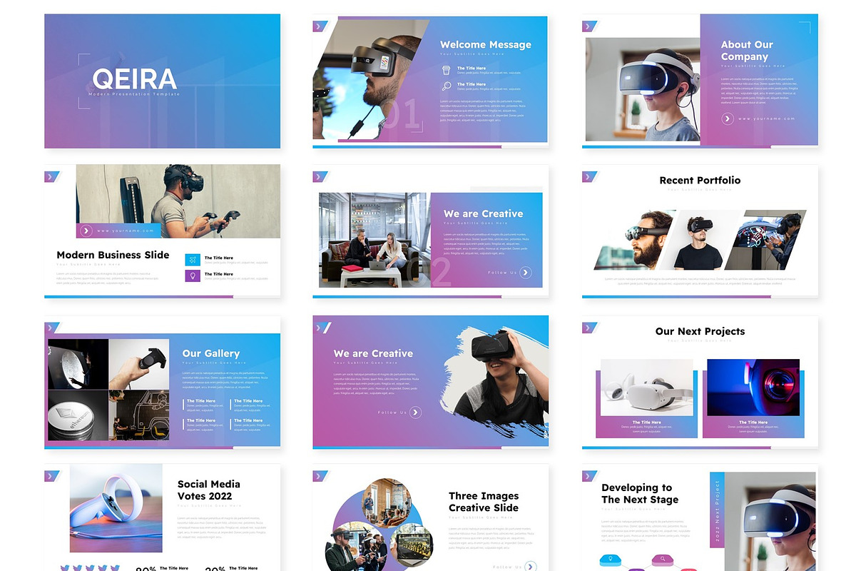 Qeira - Google Slide Template, a Presentation Template by AQR Studio ...