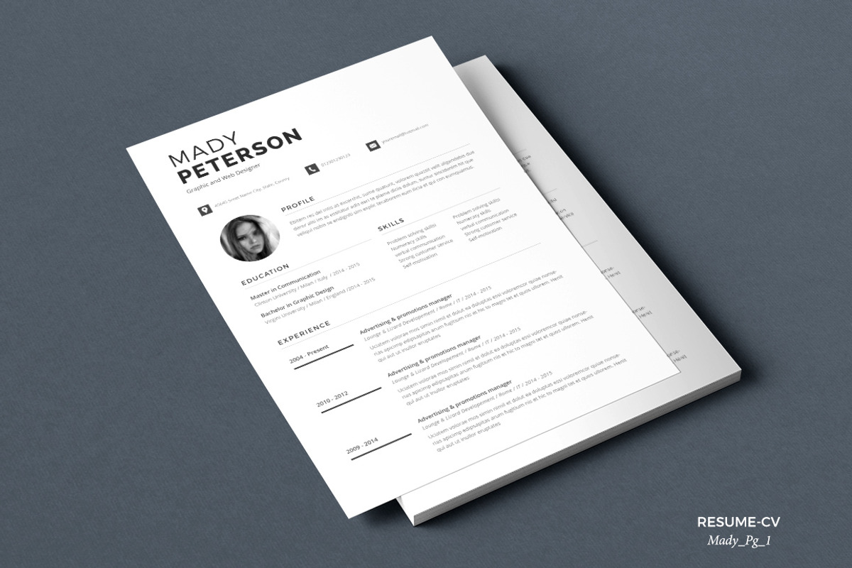 Resume Mady, a Resume Template by Astut (Photo 3 of 5)