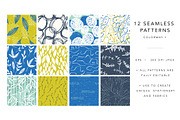 Modern Leaves | Seamless Patterns, a Pattern Graphic by The Collective Studio (Thumbnail 7 of 12)