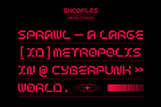 Excofles – Modern Mecha Display Font, a Sans Serif Font by Drizy (Thumbnail 2 of 10)