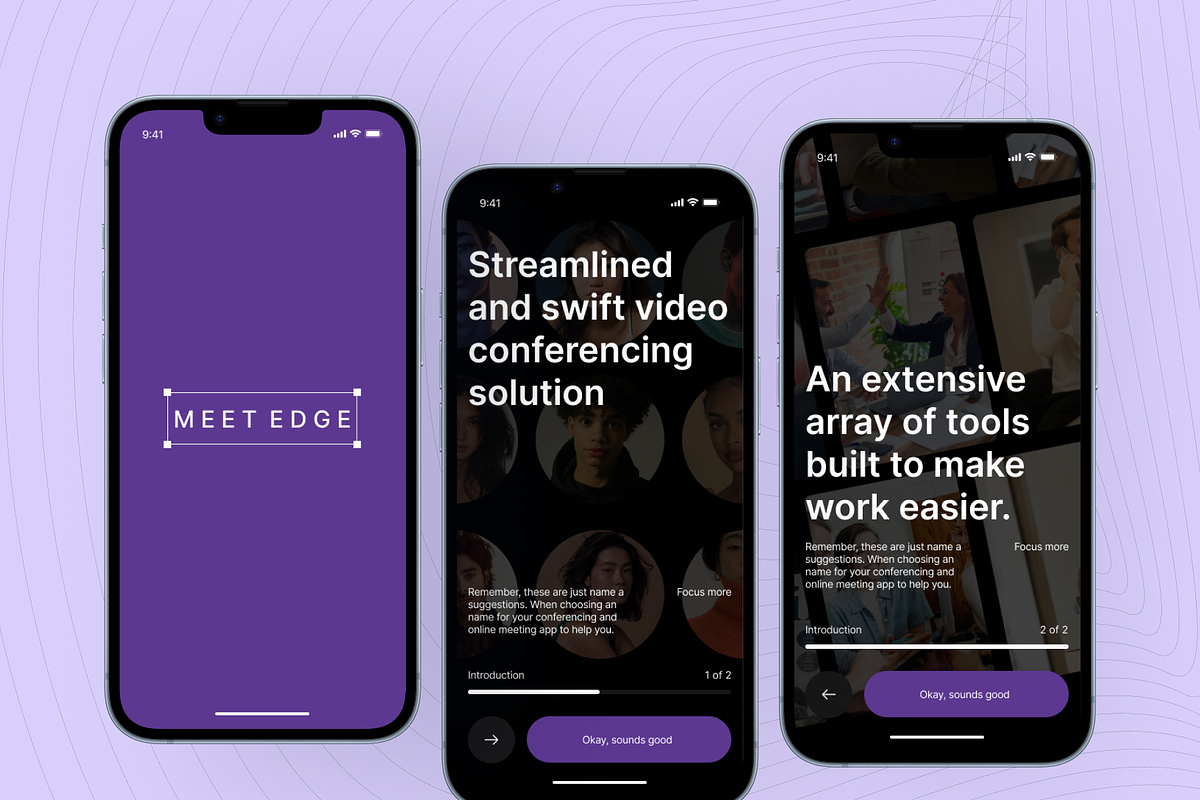Meet Edge - Online Meeting App UI Ki, an UI Kit Template by Digibulbo (Photo 6 of 8)