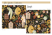 Bees Digital Paper, a Pattern Graphic by FINEAPPLE (Thumbnail 2 of 8)