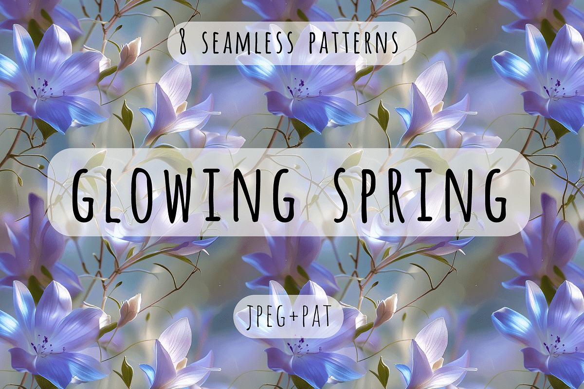 Glowing Spring - Floral Patterns, a Pattern Graphic by Art Sproot (Photo 2 of 6)