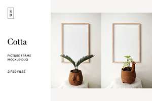 Frame Mockup Duo - Cotta