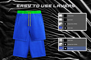 Professional sweatshort mockup psd, a Bottom Mockup by NH graphic (Thumbnail 2 of 7)
