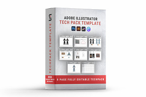 Adobe Illustrator Techpack Template