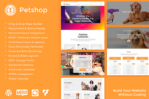Petshop & Pet Care WordPress Theme