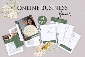 ONLINE BUSINESS PLANNER 2025, a Presentation Template by Daring Digies