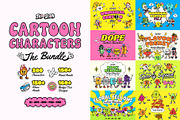 Cartoon Characters, The Bundle, an Illustration by The Isian (Thumbnail 1 of 126)