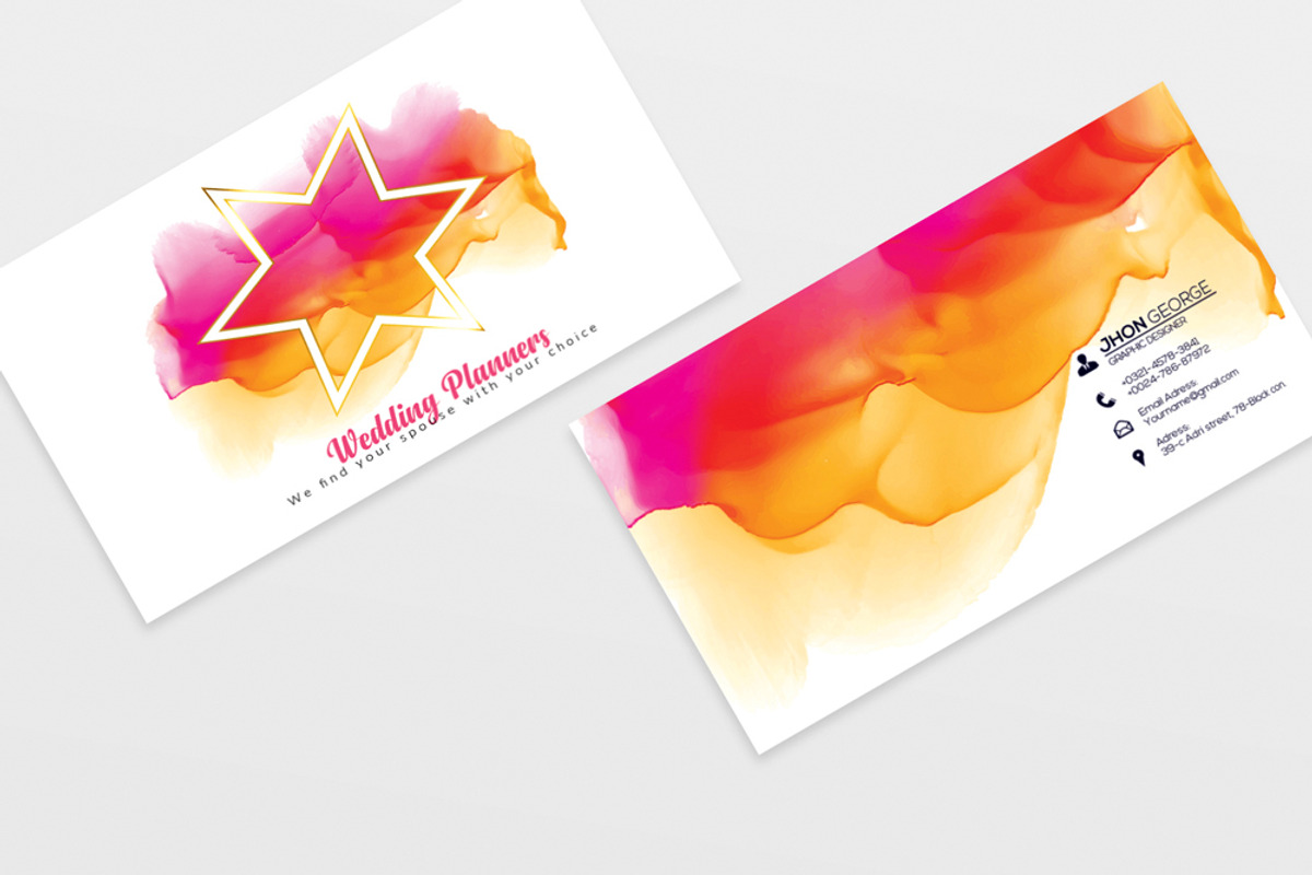 Wedding Planner's Business Card, a Business Card Template by Design Up (Photo 4 of 4)
