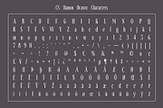 CS Damon Drawn, a Serif Font by Craft Supply Co. (Thumbnail 8 of 8)
