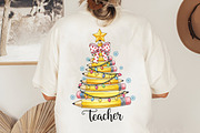 Christmas Pencil Tree Teacher Png, an Illustration by Designworld (Thumbnail 3 of 5)