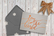 Christmas lettering card, a Card Template by Inna Vinchenko Designs (Thumbnail 1 of 4)