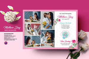 Mother's Day Mini Session Template, a Card Template by Template Shop