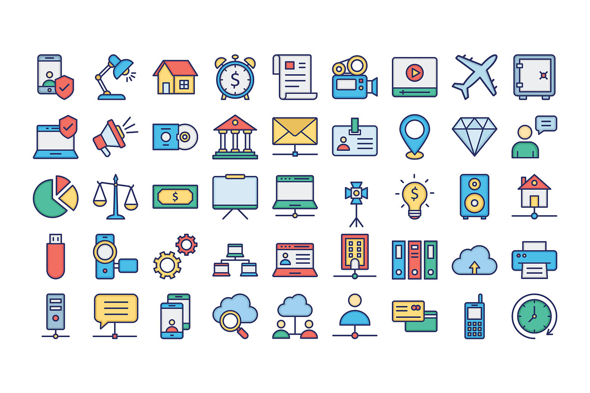 Network & Communication Vector Icons, an Outline Icon by Vector Portal (Photo 2 of 5)