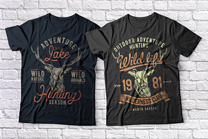 Hunting T-shirts Set