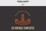 MASSIVE BUNDLE 576 Vintage Logos, a Branding & Logo Template by Design District (Thumbnail 11 of 14)