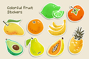 Mango & Co. Juicy Fruits Stckers, a Graphic by svetlana.belaia (Thumbnail 8 of 9)