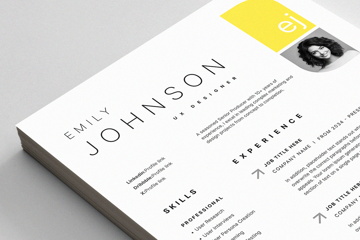 Resume/CV, a Resume Template by Reuix Studio (Photo 6 of 6)