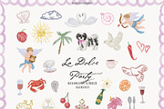 La Dolce Party - Playful Doodles, an Illustration by SunnyAfternoons (Thumbnail 5 of 12)