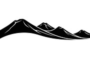 collection of volcano silhouettes, an Illustration by Amazin_art (Thumbnail 11 of 31)