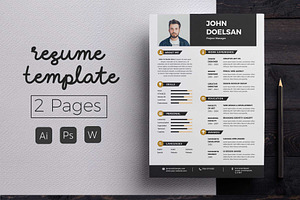 Modern Resume & CV Template