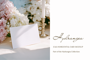 Hydrangea 3.5x5 RSVP Card Mockup, a Product Mockup by Serenefeeling (Thumbnail 1 of 6)