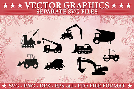 Construction silhouette SVG vector