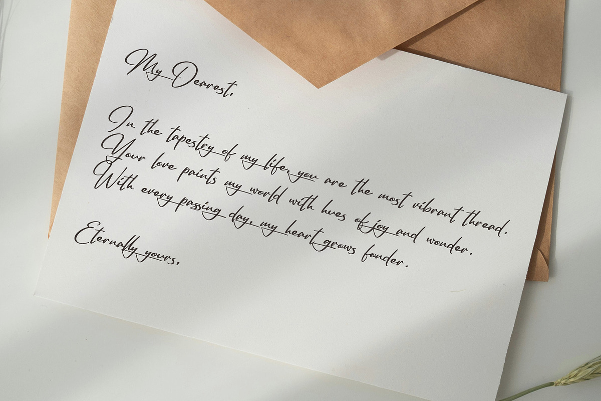 Billyonair | Signature Font, a Handwritten Font by Fontlicious (Photo 6 of 7)