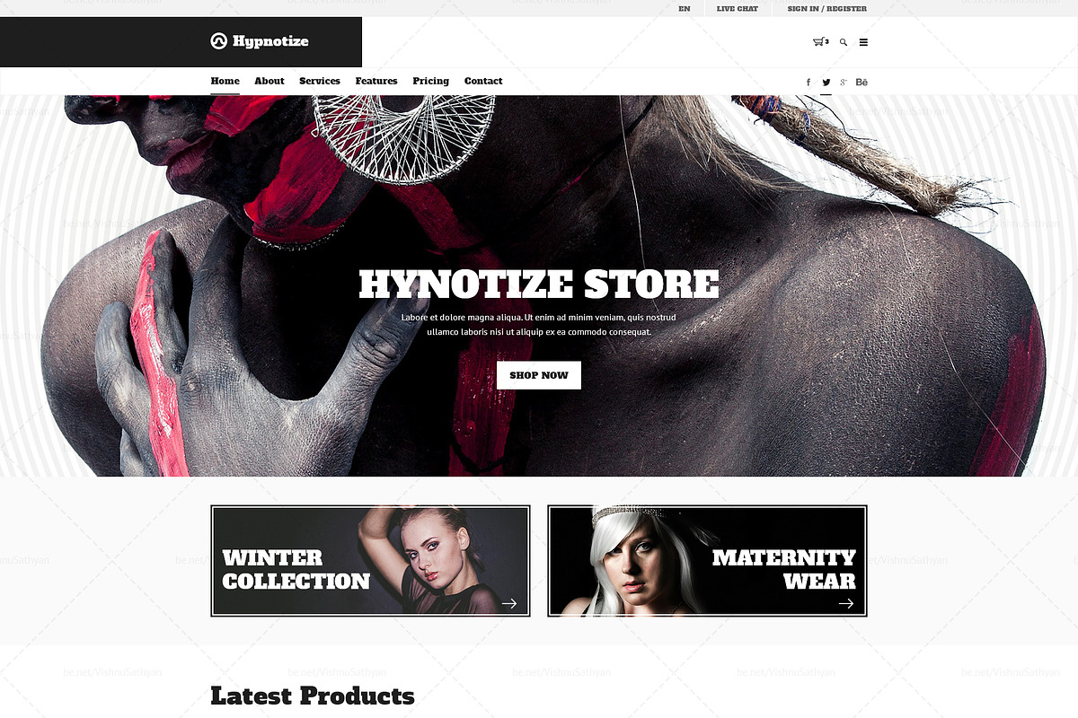 Hypnotize - PSD, an App Template by VishnuSathyan (Photo 4 of 5)